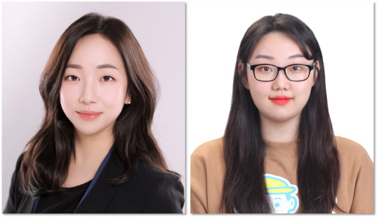 신민정(왼쪽) 성신여대 화학·에너지융합학부 교수(교신저자)와 이다은 학부생(제1저자)  [성신여대 제공]